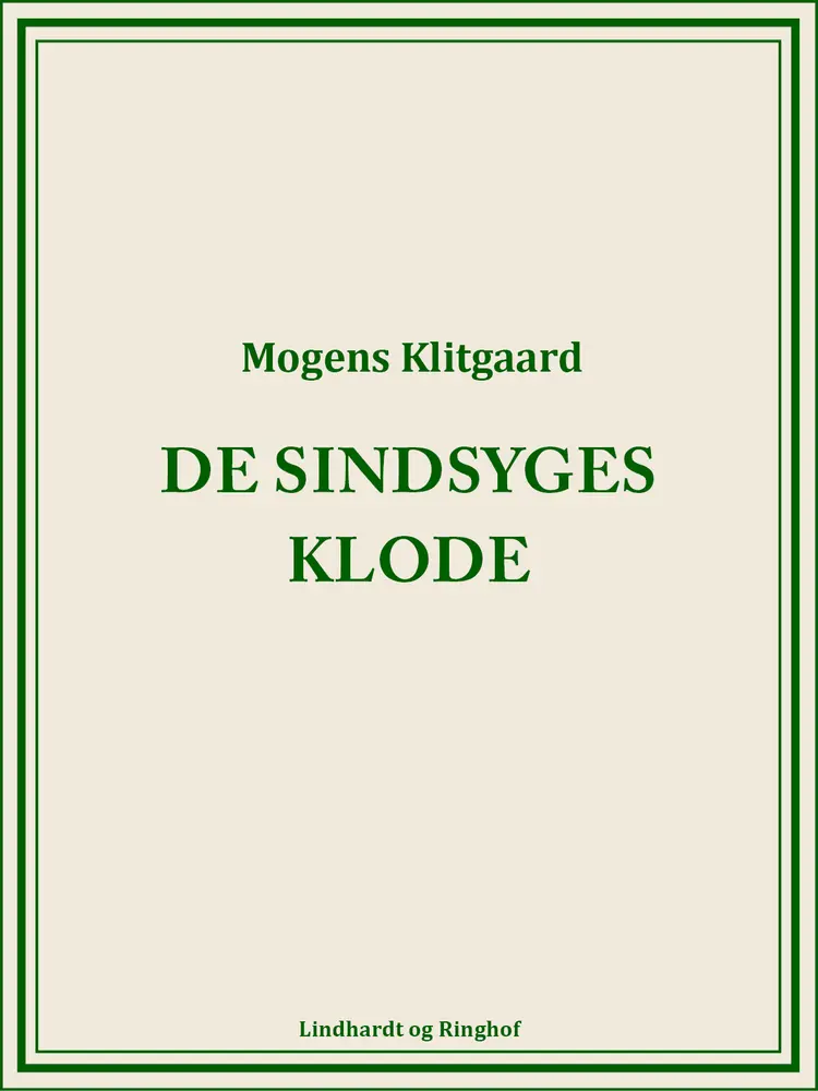 De sindsyges klode af Mogens Klitgaard