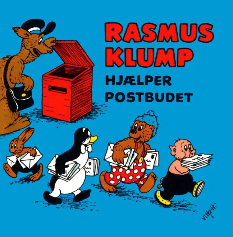 Rasmus Klump hjælper postbuddet af Carla og Vilh. Hansen