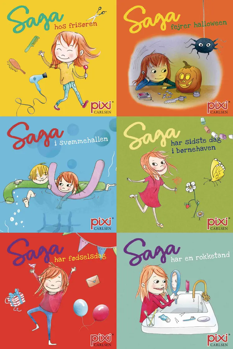 Pixi®-serie 144: Saga på eventyr (kolli 48) af Josefine Sundström