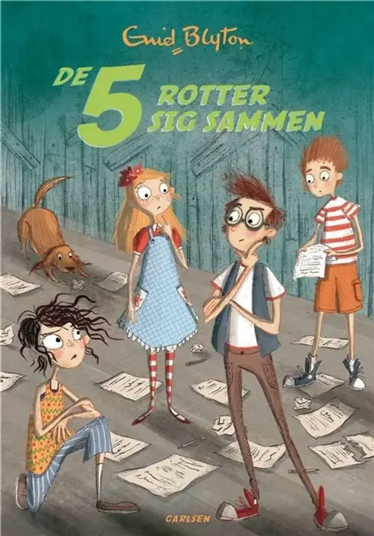 De 5 (21) - De 5 rotter sig sammen af Enid Blyton