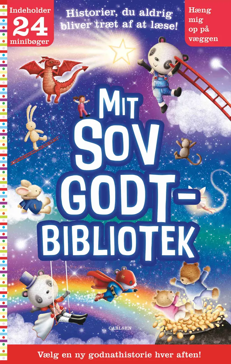 Mit sov godt-bibliotek - med 24 bøger af .