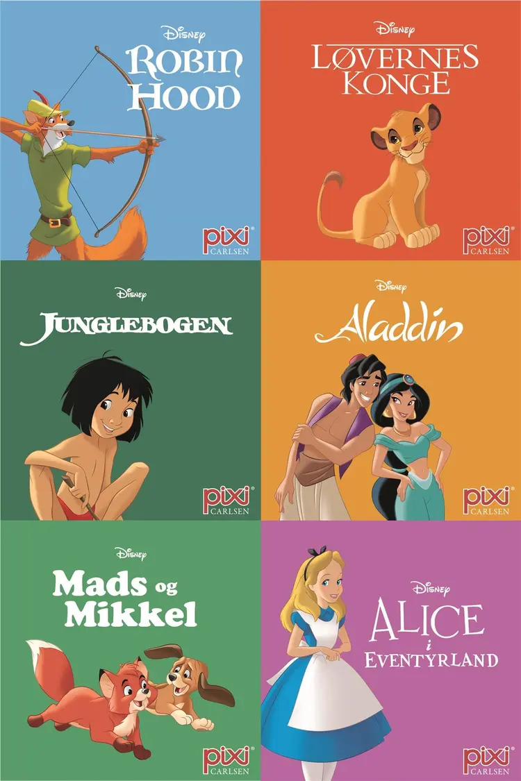Pixi®-serie 145: Disney Klassikere #3 (kolli 48) af Disney