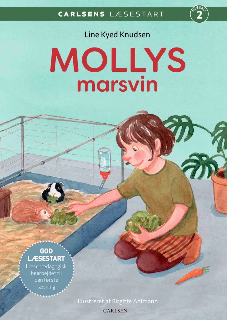 Carlsens Læsestart - Mollys marsvin af Line Kyed Knudsen