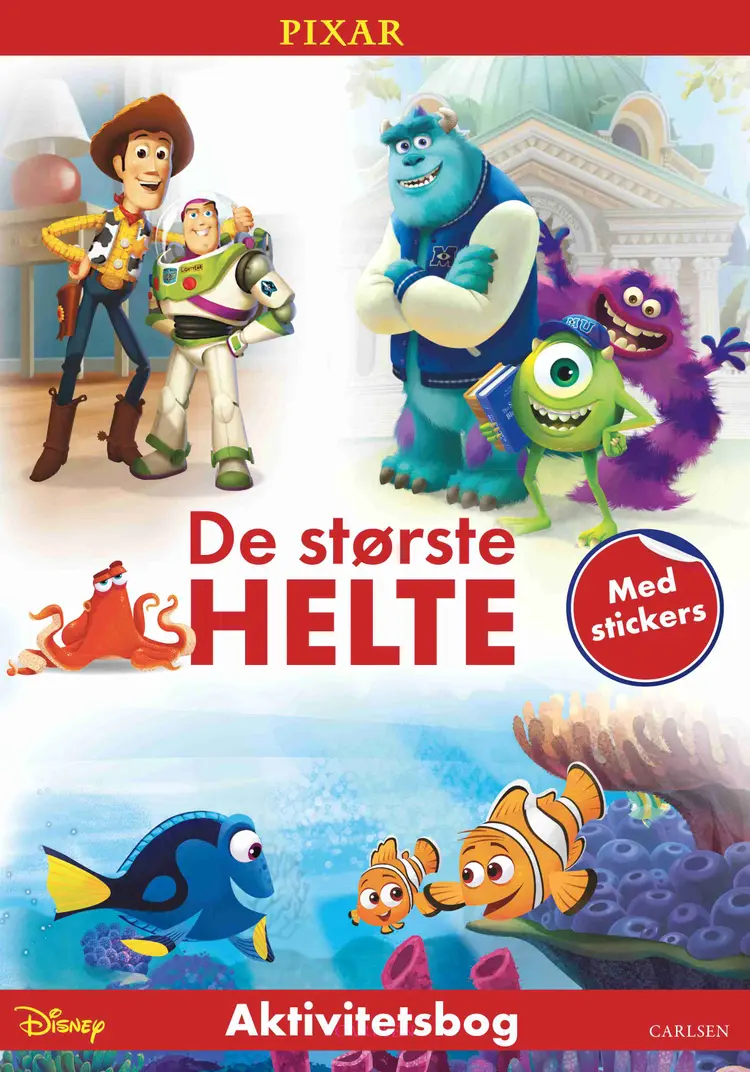 Disney Pixar: De største helte aktivitetsbog (kolli 6) af Disney