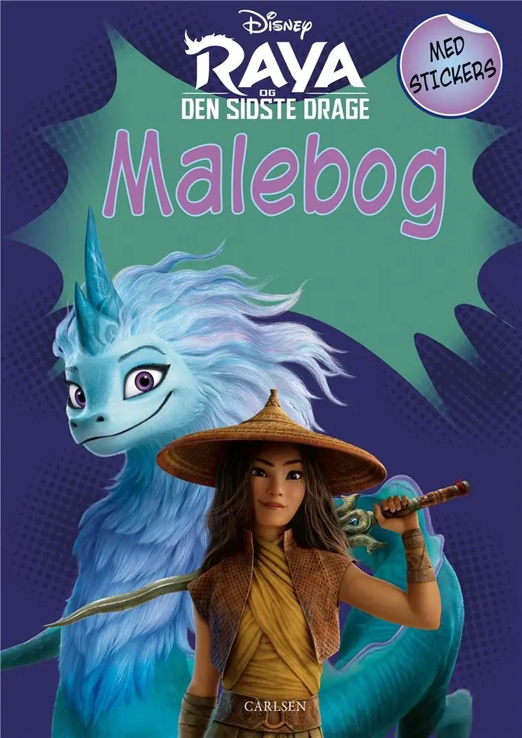 Raya og den sidste drage malebog (kolli 6) af Disney