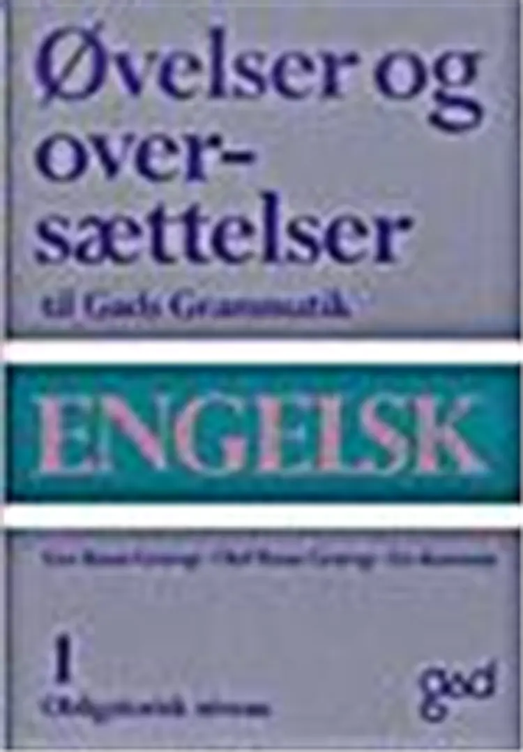 Gads grammatik - engelsk af Bertil Johansson
