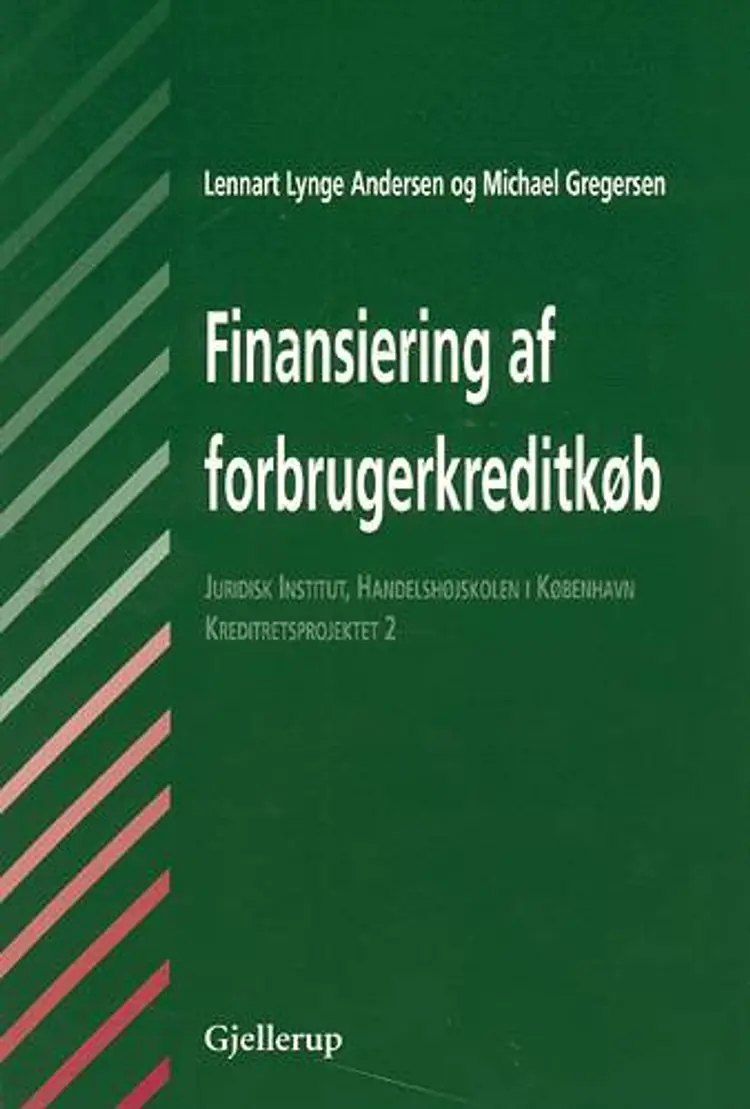 Finansiering af forbrugerkreditkøb af Lennart Lynge Andersen