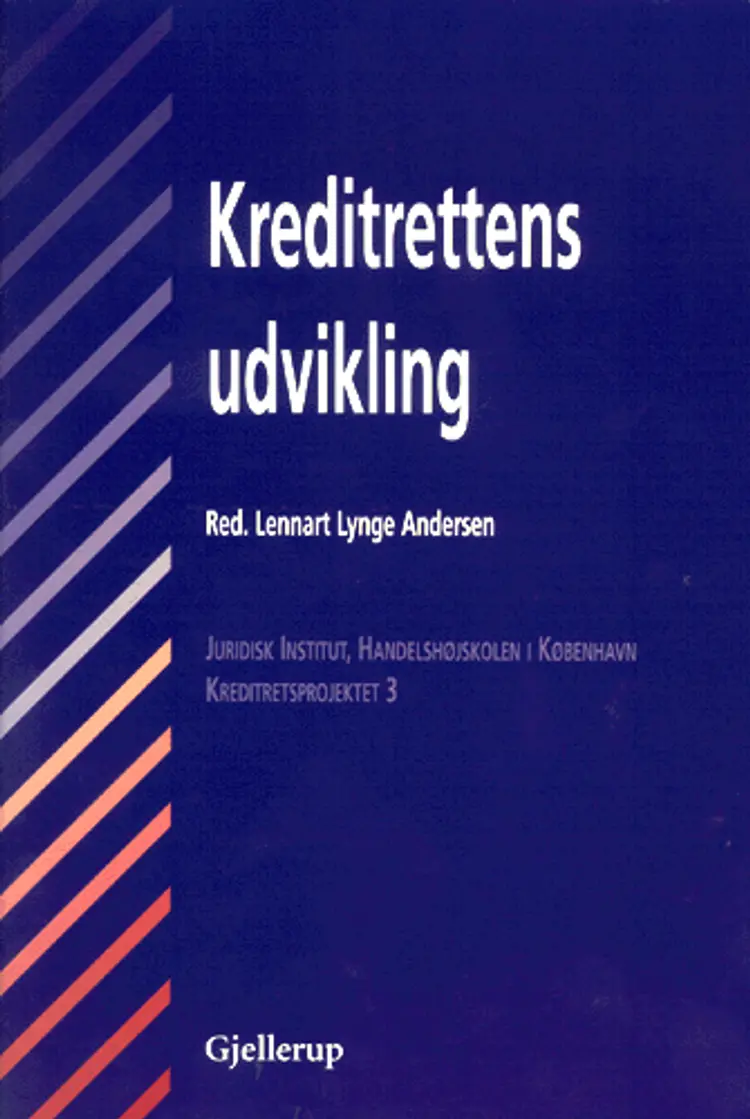 Kreditrettens udvikling af Lennart Lynge Andersen