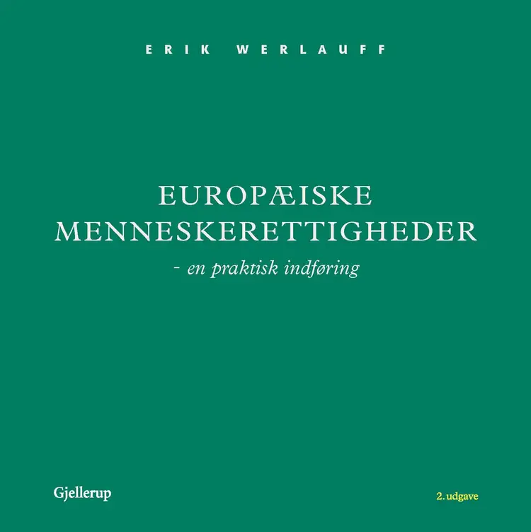 Europæiske menneskerettigheder af Erik Werlauff