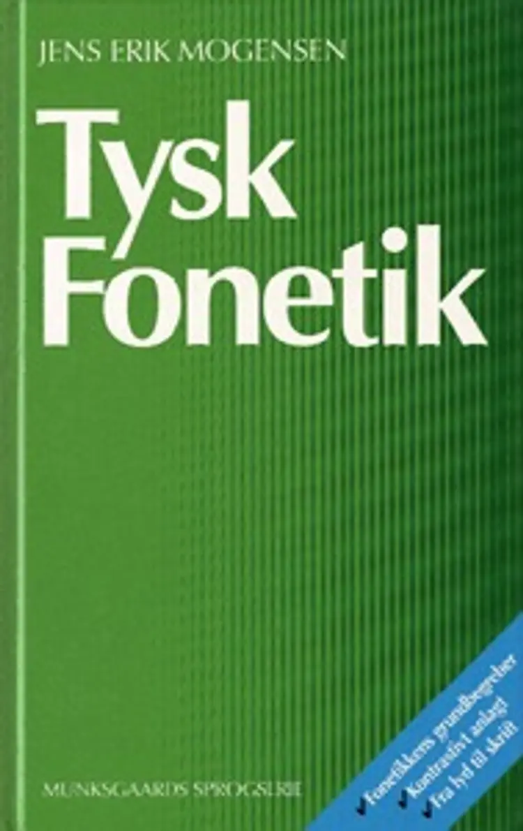 Tysk fonetik af Jens Erik Mogensen