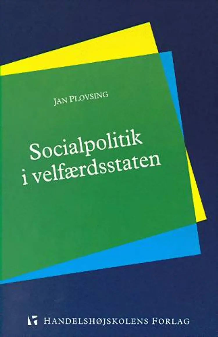 Socialpolitik i velfærdsstaten af Jan Plovsing