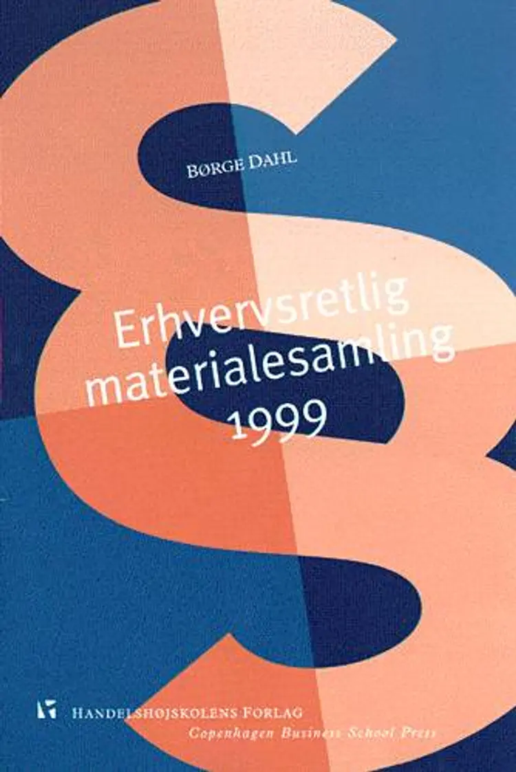 Erhvervsretlig materialesamling af Børge Dahl
