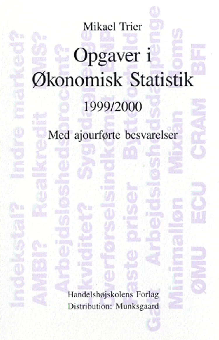 Opgaver i økonomisk statistik