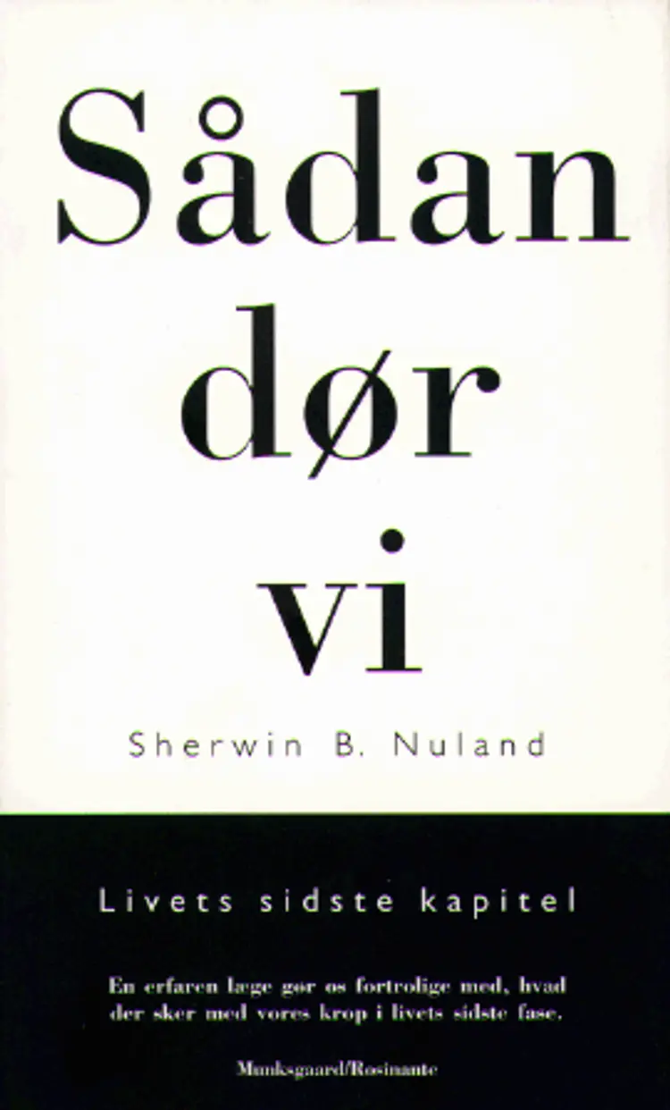 Sådan dør vi af Sherwin B. Nuland