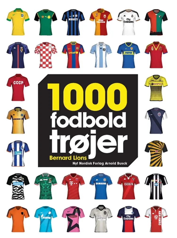 1000 fodboldtrøjer af Bernard Lions