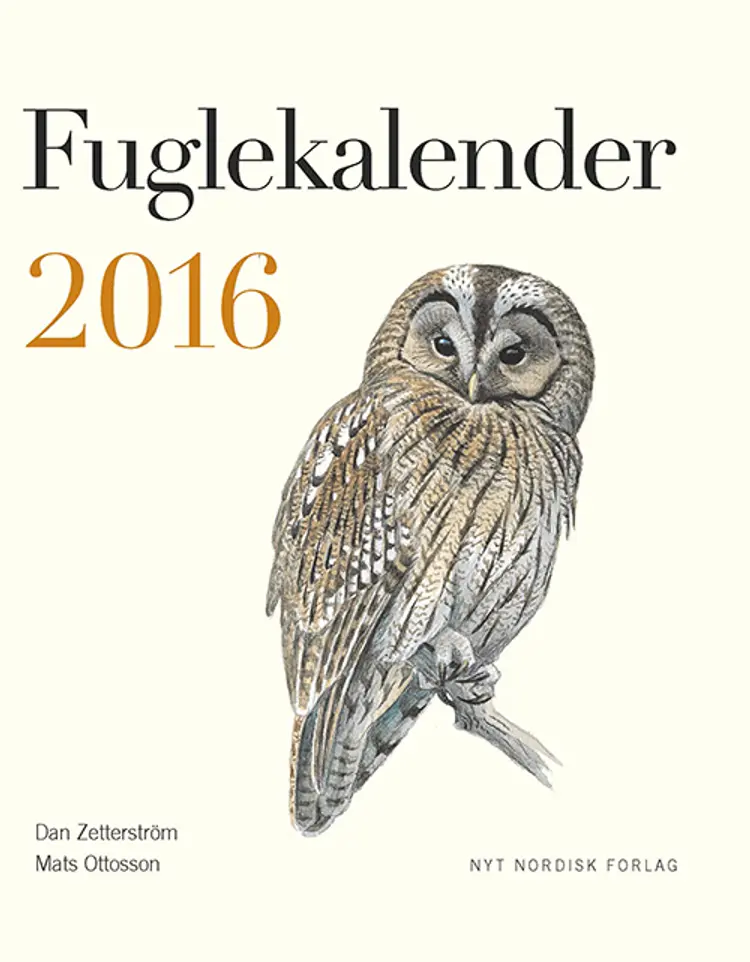 Fuglekalender 2016 af Dan Zetterström