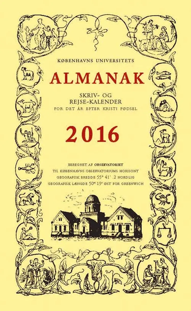 Københavns Universitets almanak 2016 af KøbenhavnsUniversitetets