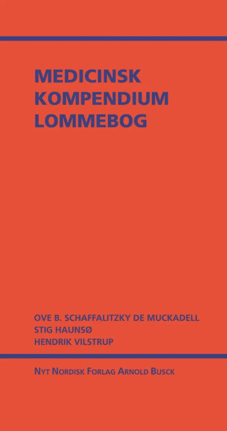 Medicinsk kompendium lommebog af Ove Schaffalitzky de Muckadell