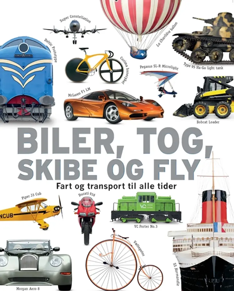 Biler, tog, skibe og fly af Clive Gifford