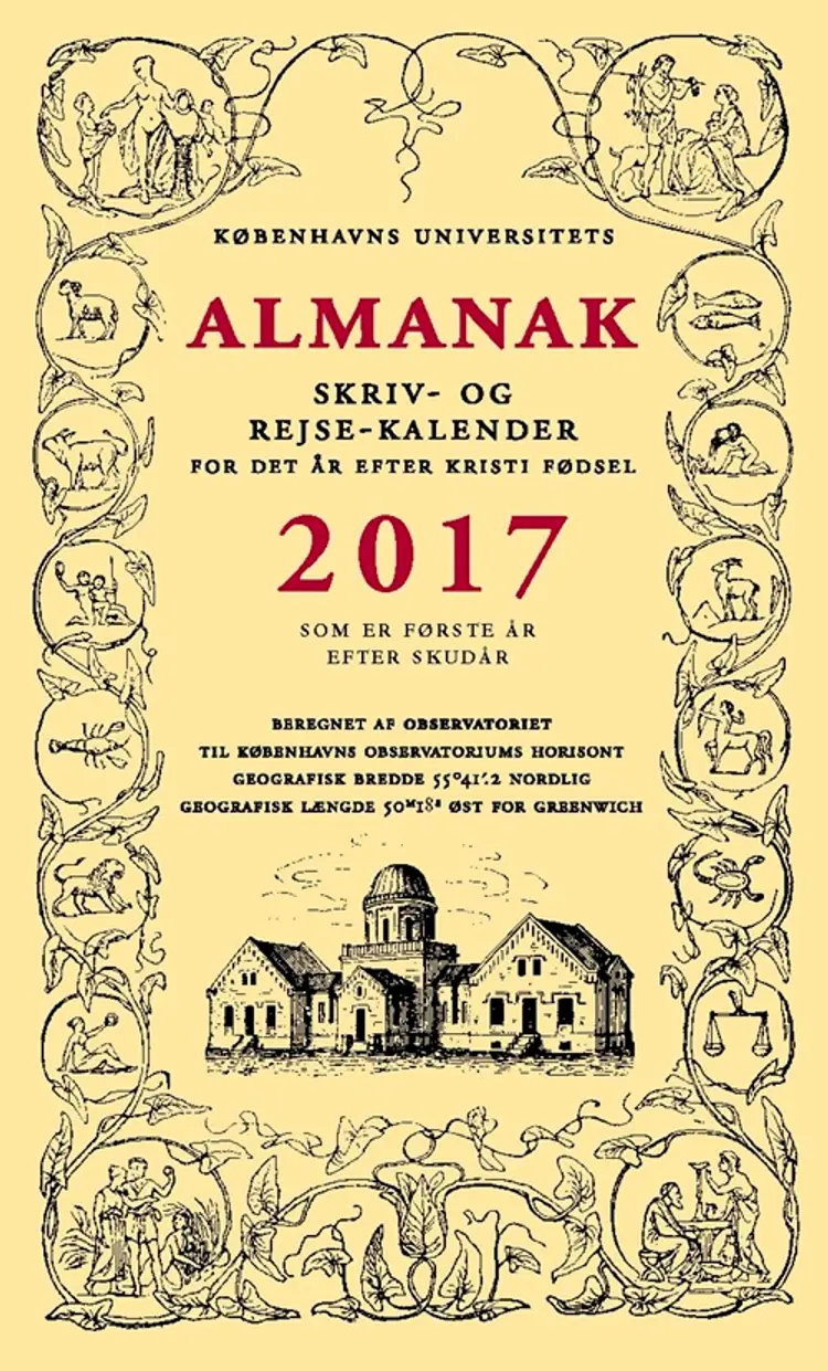 Københavns Universitets almanak 2017 af KøbenhavnsUniversitetets