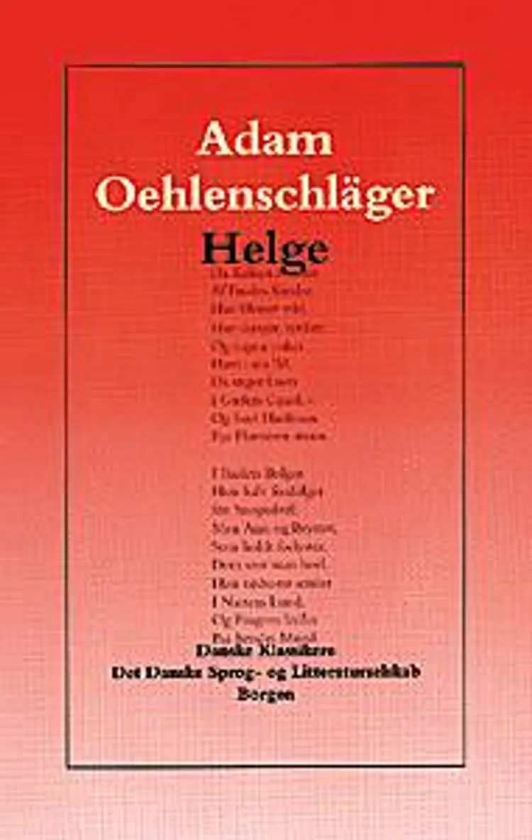 Helge af Adam Oehlenschläger
