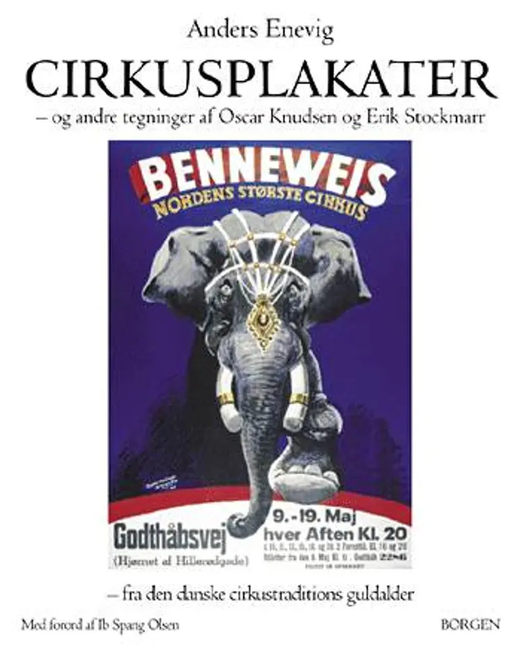 Cirkusplakater og andre tegninger af Oscar Knudsen og Erik Stockmarr af Anders Enevig