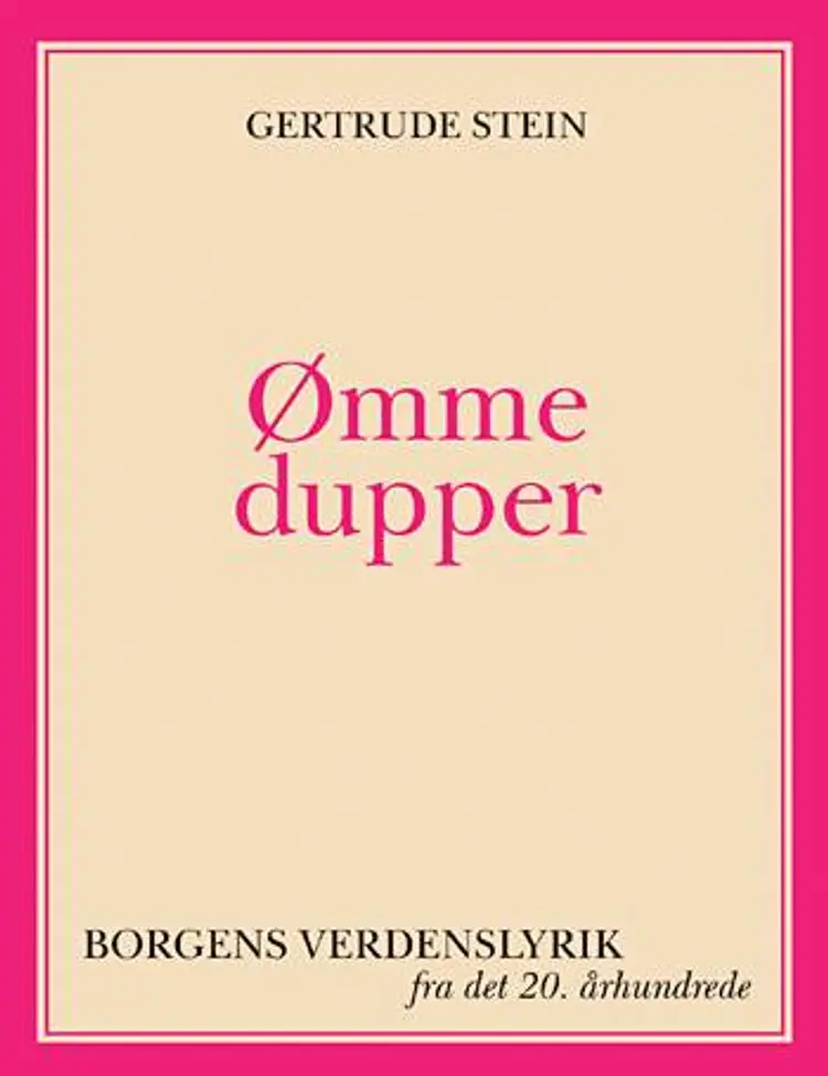 Ømme dupper af Gertrude Stein