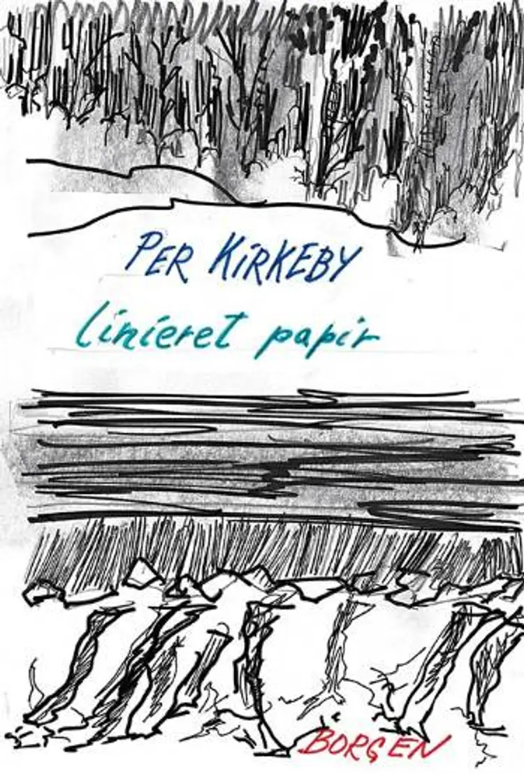 Linieret papir af Per Kirkeby