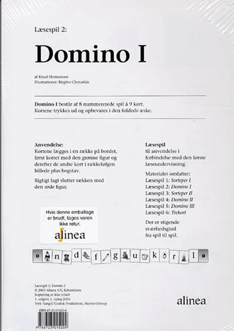 Læsespil 2, Domino 1 af Knud Hermansen
