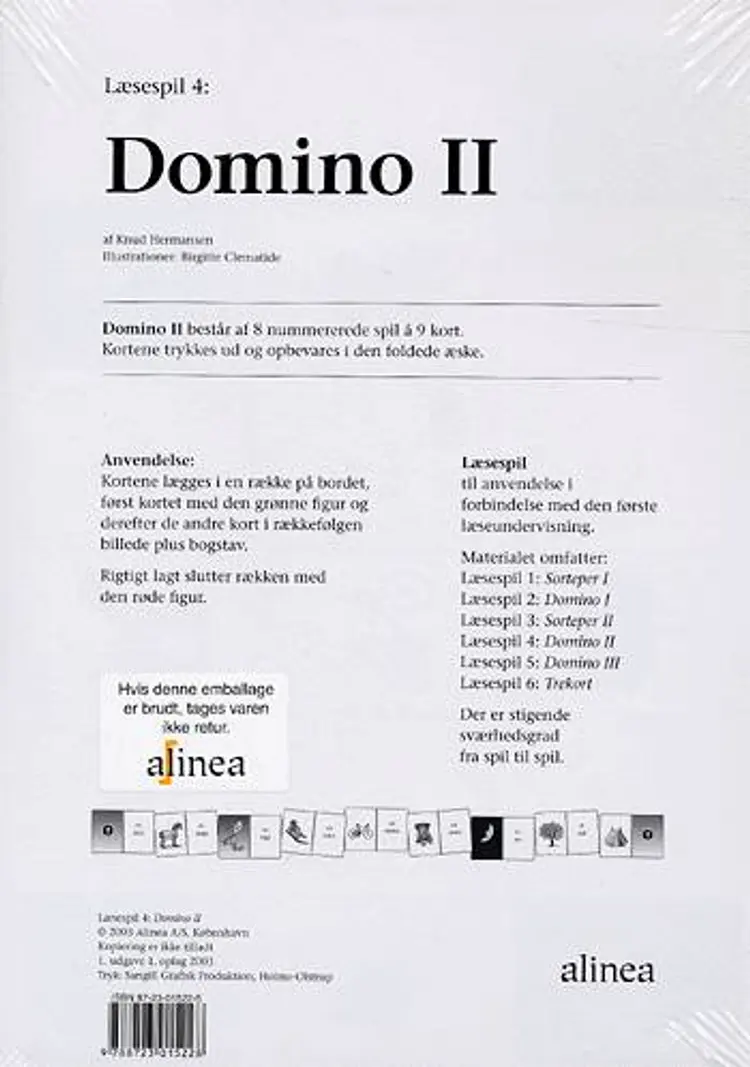 Læsespil 4, Domino 2 af Knud Hermansen