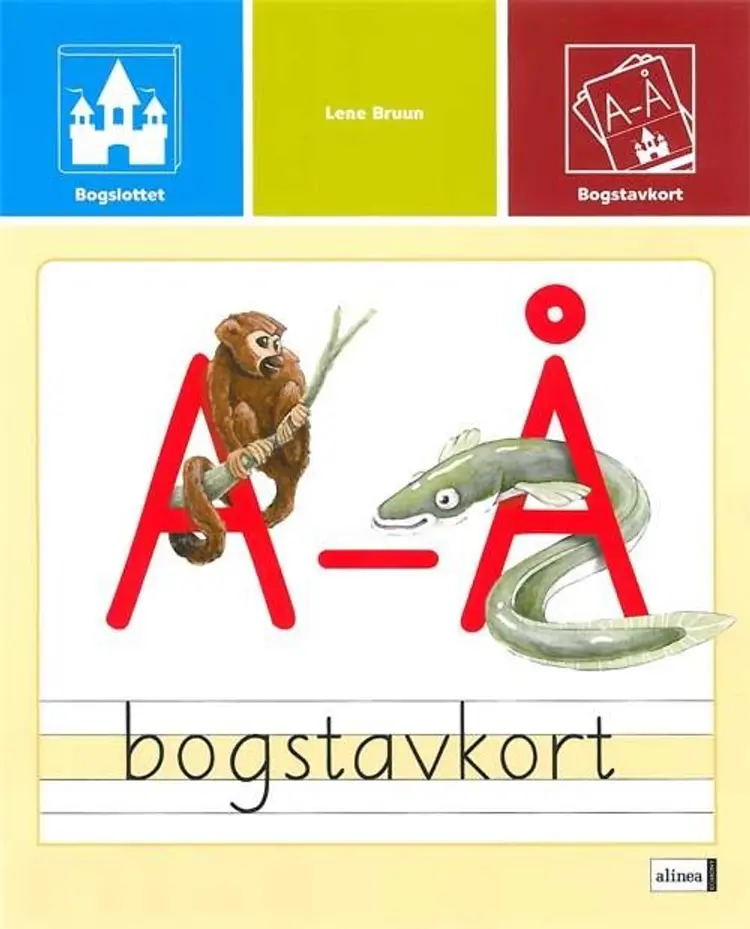 Bogslottet, Bogstavkort af Lene Bruun