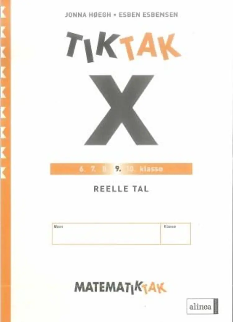 Matematiktak for niende klasse 