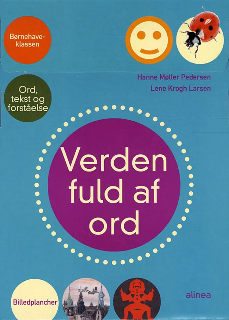 Verden fuld af ord, Børnehaveklassen, Billedplancher af Hanne Møller Pedersen