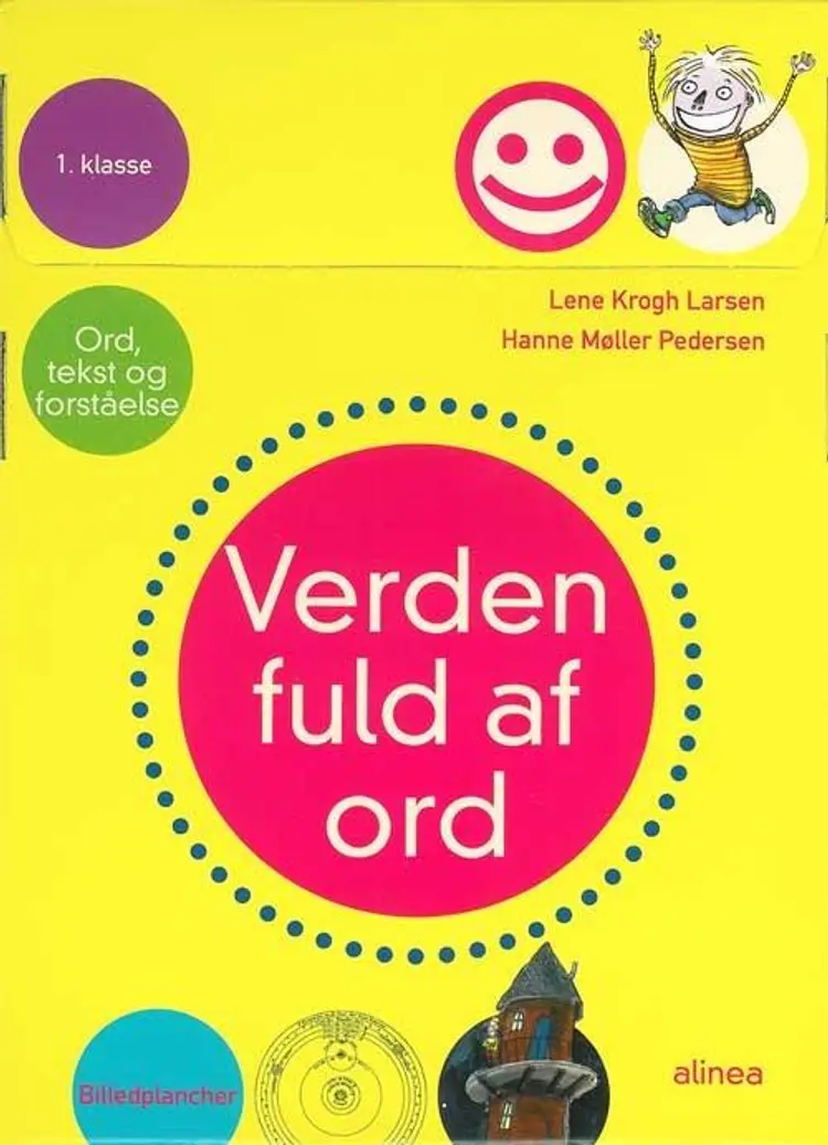 Verden fuld af ord, 1.kl. Billedplancher af Hanne Møller Pedersen