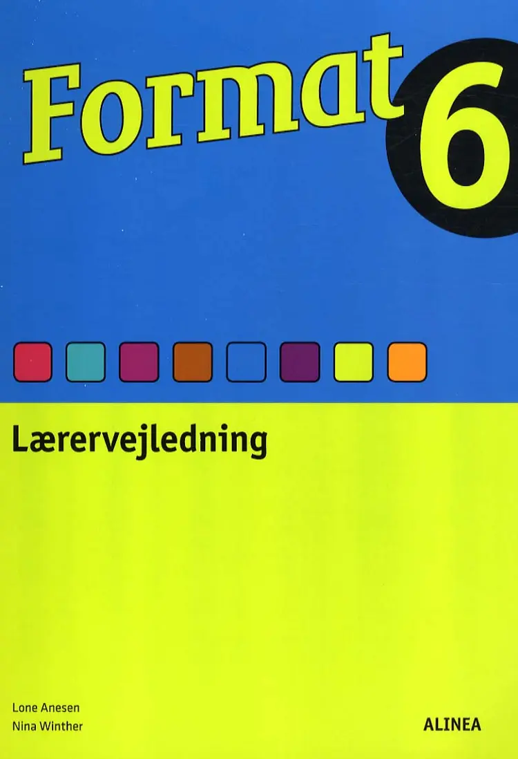 Format 6, Lærervejledning, Info af Lone Anesen