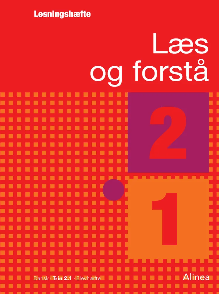 Læs og forstå, Løsningshæfte 2, 1 af Anton Nielsen