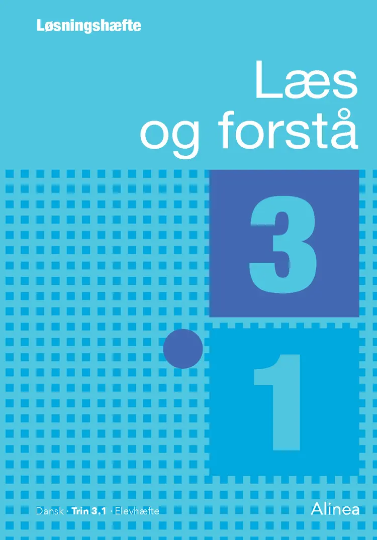 Læs og forstå, Løsningshæfte 3, 1 af Anton Nielsen
