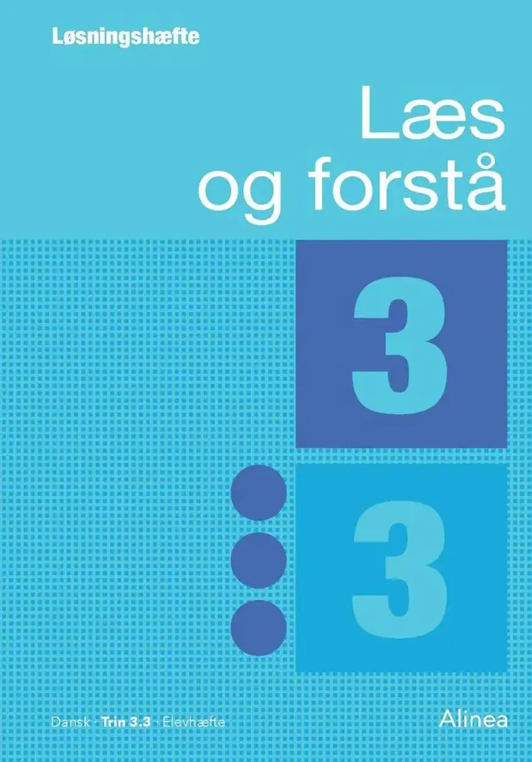 Læs og forstå, Løsningshæfte 3, 3 af Lavra Enevoldsen