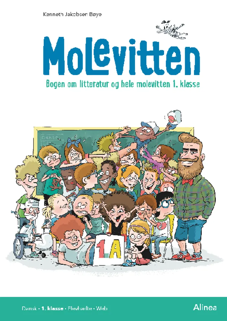 Molevitten, 1. kl., Bogen om litteratur og hele molevitten, Elevbog/Web af Kenneth Jakobsen Bøye