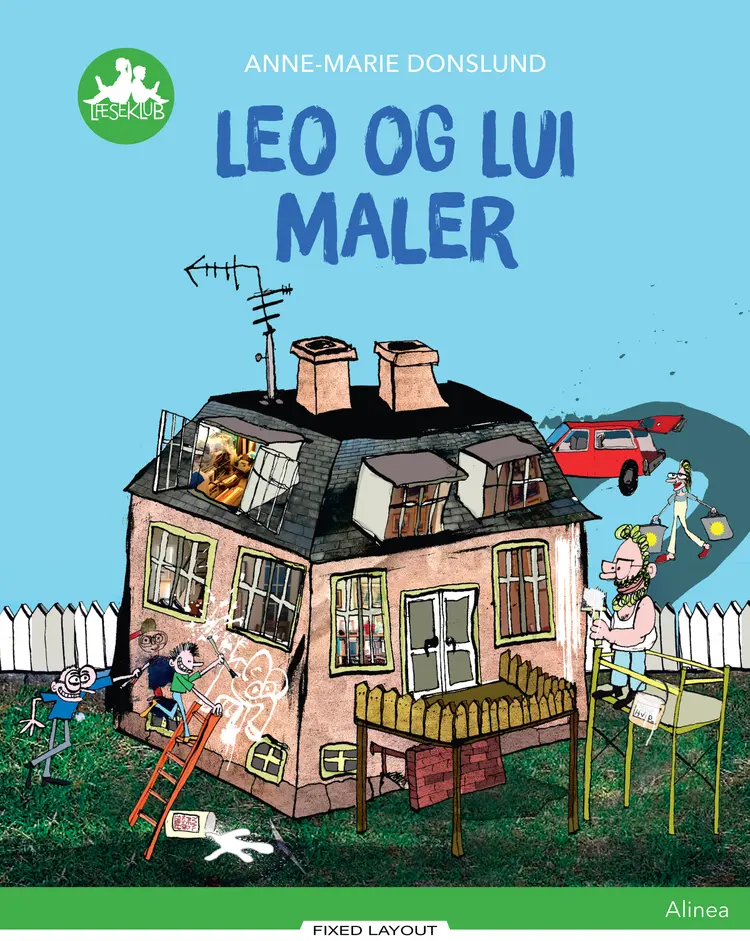 Leo og Lui maler af Anne-Marie Donslund