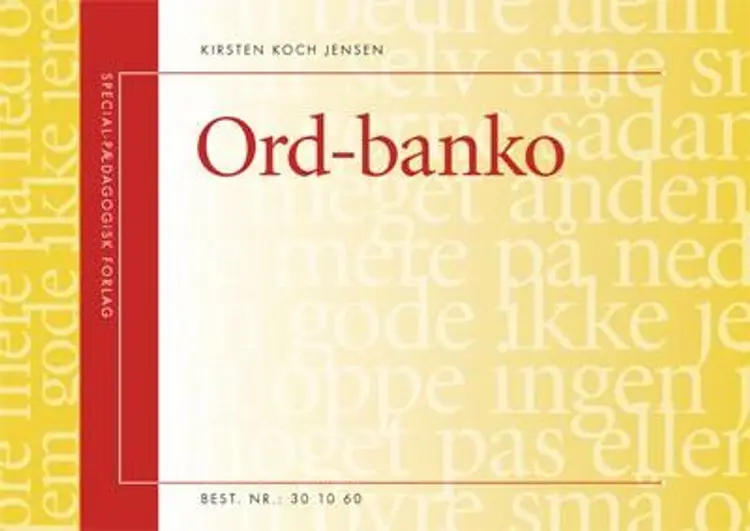 Ordbanko af Kirsten Koch Jensen