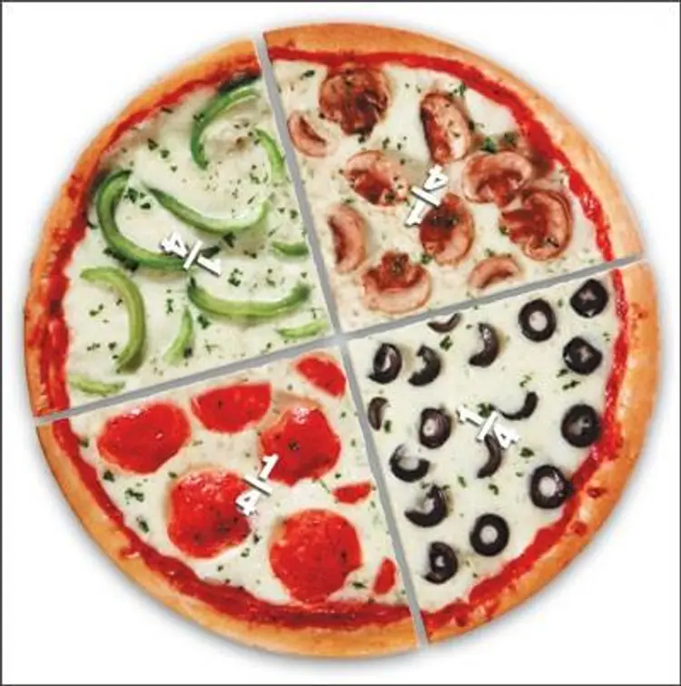 Pizza-brøkspil af .