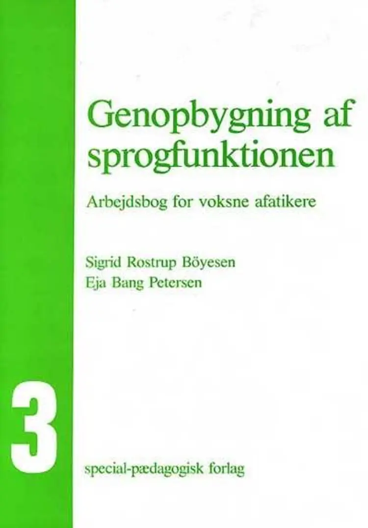 Genopbygning af sprogfunktionen 3 af .