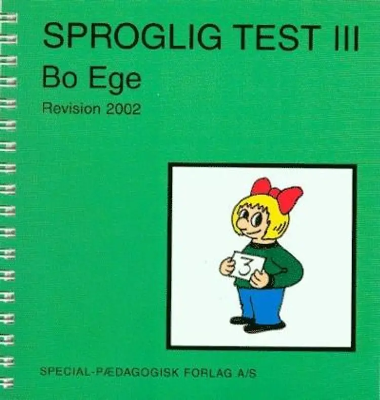 Sproglig test 3 af .