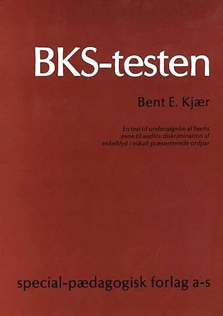 BKS-testen af .