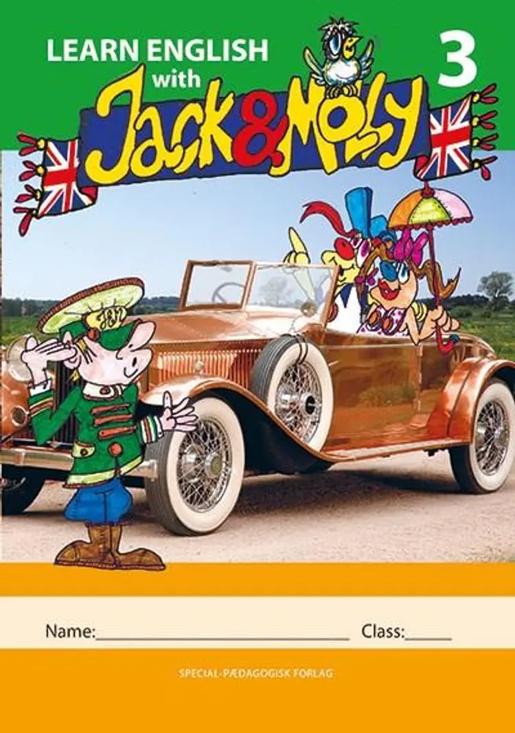 Learn English with Jack & Molly 3, 5 stk. af .