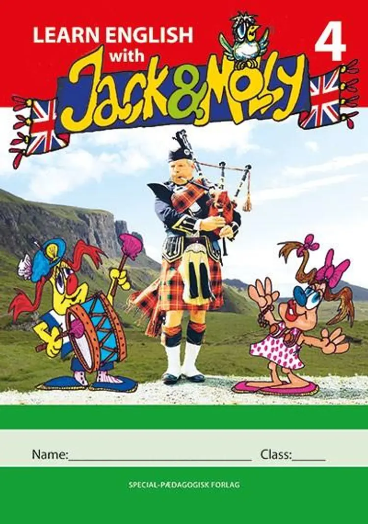 Learn English with Jack & Molly 4, 5 stk. af .
