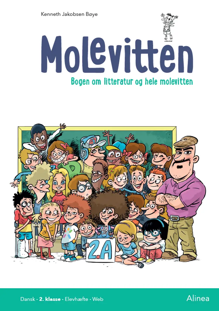 Molevitten, 2. kl., Bogen om litteratur og hele molevitten, Elevbog/Web af Kenneth Jakobsen Bøye