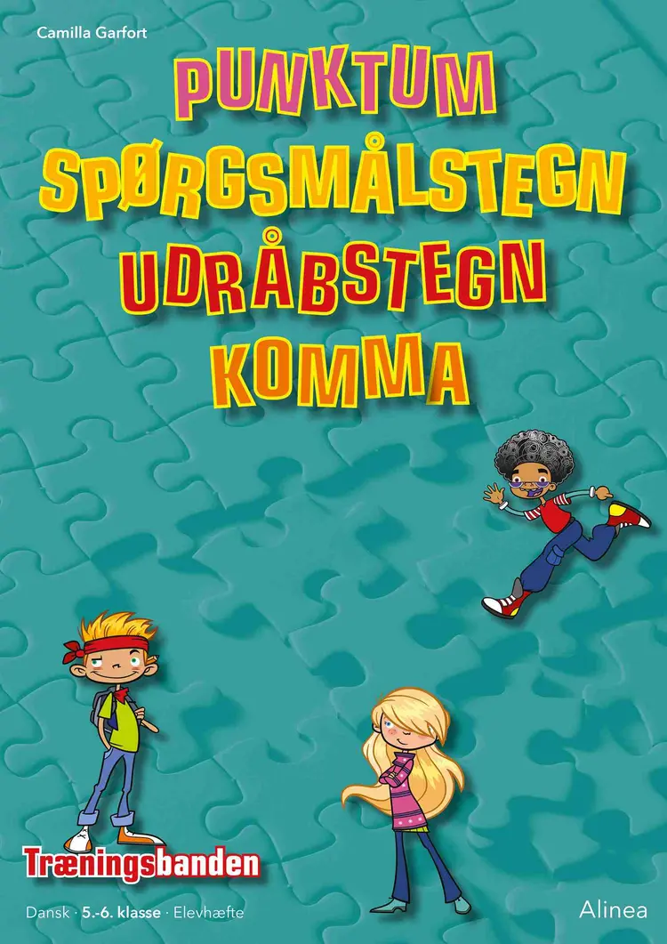 Punktum, spørgsmålstegn, udråbstegn, komma af Camilla Garfort