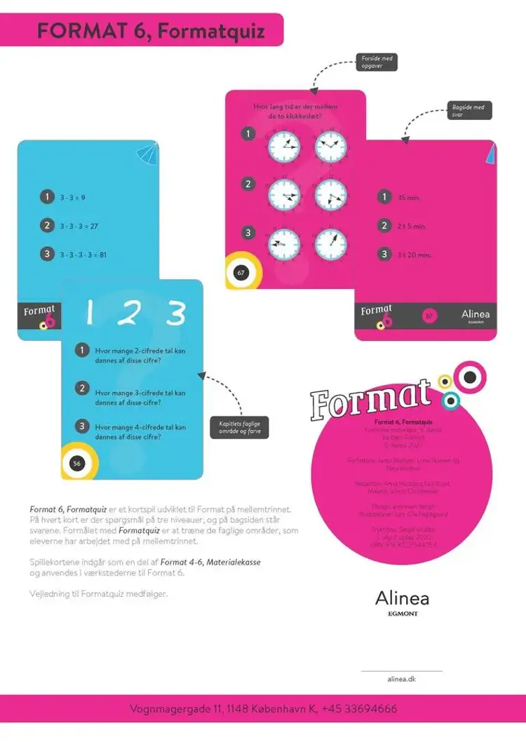 Format 6, Formatquiz af Lone Anesen